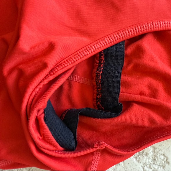 Ideology Red Tank Top with Black Accents - Picture 5 of 7